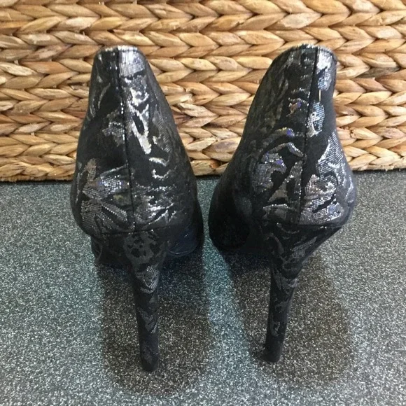 Jessica Simpson Black Lace Heels - Picture 10 of 14